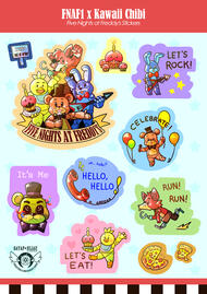 FNAF - Chibi Sticker